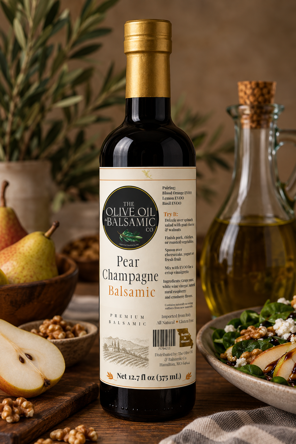 Pear Champagne Balsamic 375 ml/12.68 oz