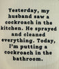 Swedish Dishcloth Cockroach