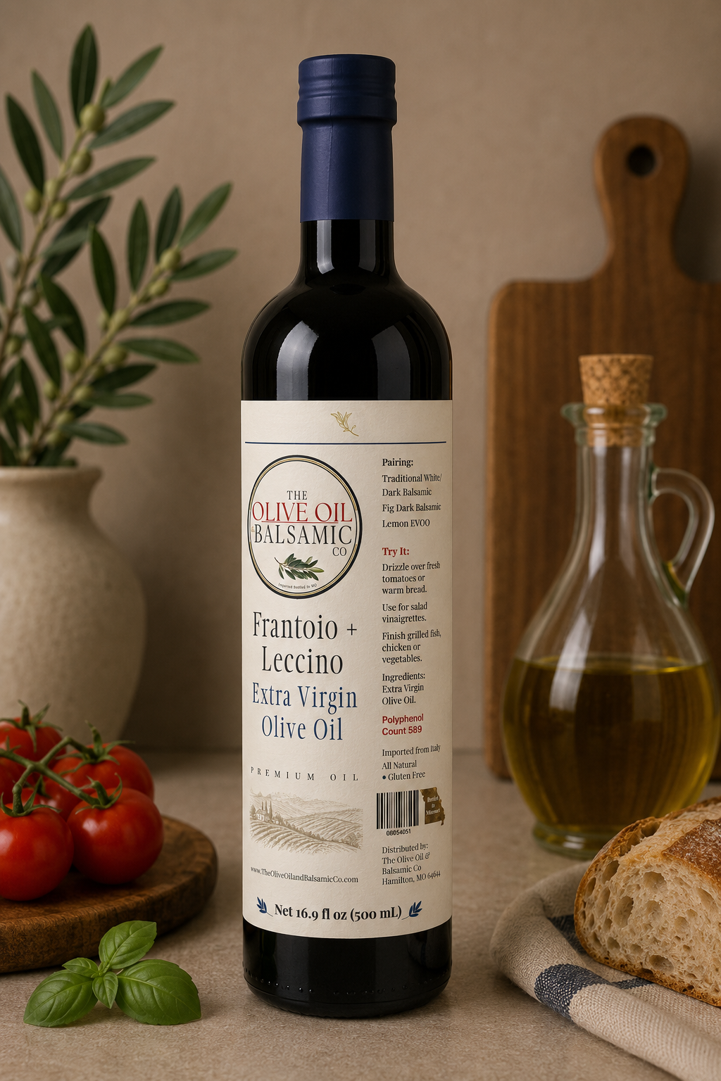 Frantoio + Leccino Italian Extra Virgin Olive Oil 500 ml