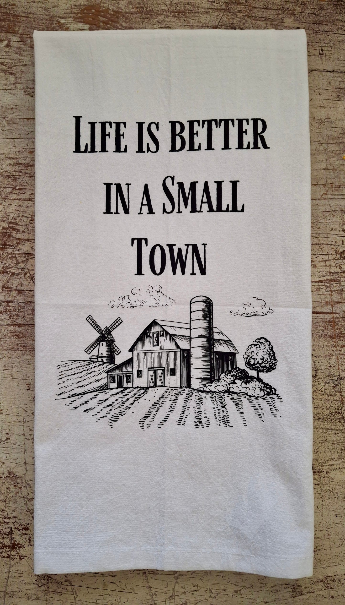 Life Is Better Tea Towel