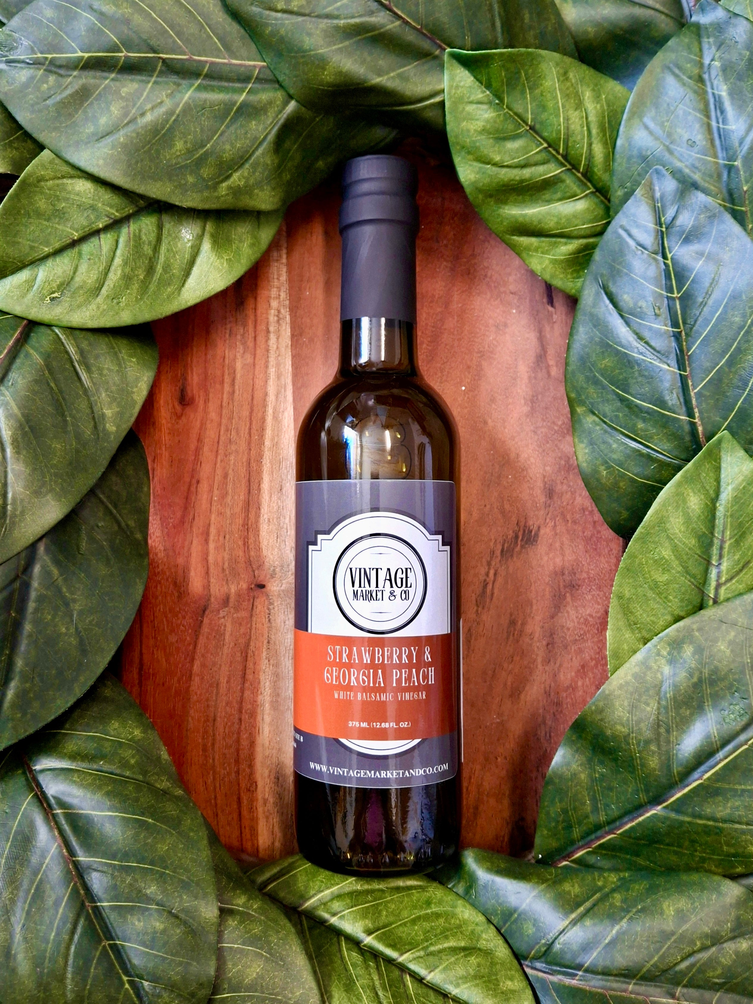 Strawberry & Georgia Peach White Balsamic 375 ml/12.68 oz – The