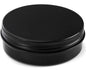 Black Round Tin with Lid