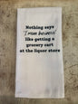 I Mean Business Tea Towel