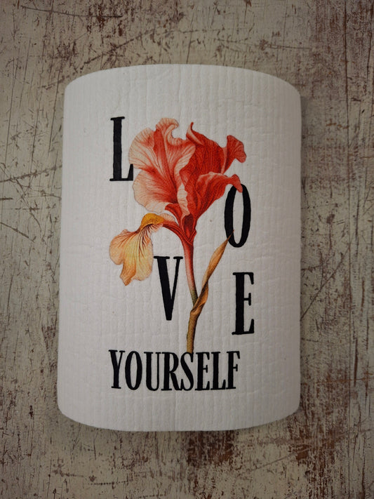 Swedish Dishcloth Love Yourself