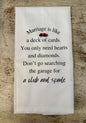 Deck Of Cards Tea Towel