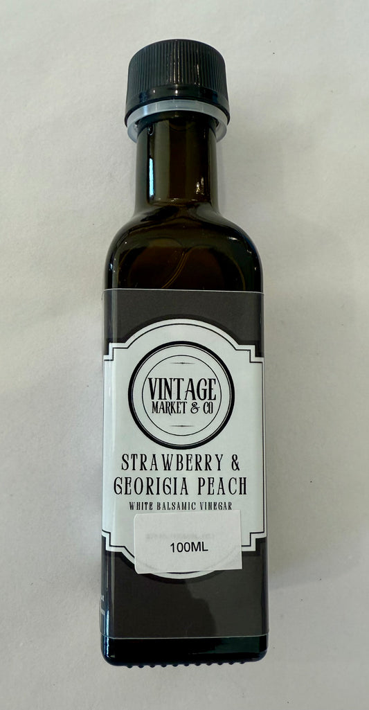 Strawberry & Georgia Peach White Balsamic 100 ml/3.38 oz