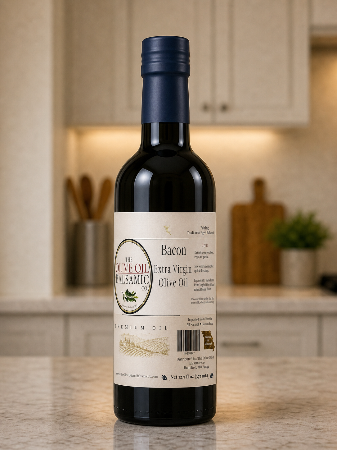 Bacon Extra Virgin Olive Oil 375 ml/12.68 oz