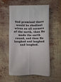 God Promised There Would Be Obedient Wives Tea Towel