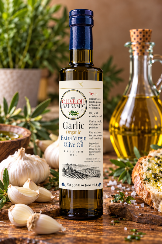 Garlic Extra Virgin Olive Oil 100 ml/3.38 oz