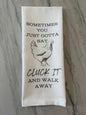 Cluck It Tea Towel