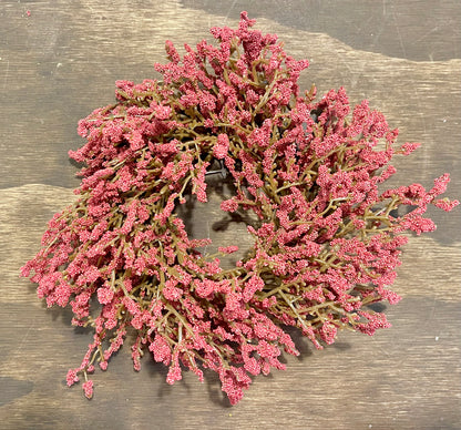 WHOLESALE Candle Ring Rust Astilbe 9 Inch