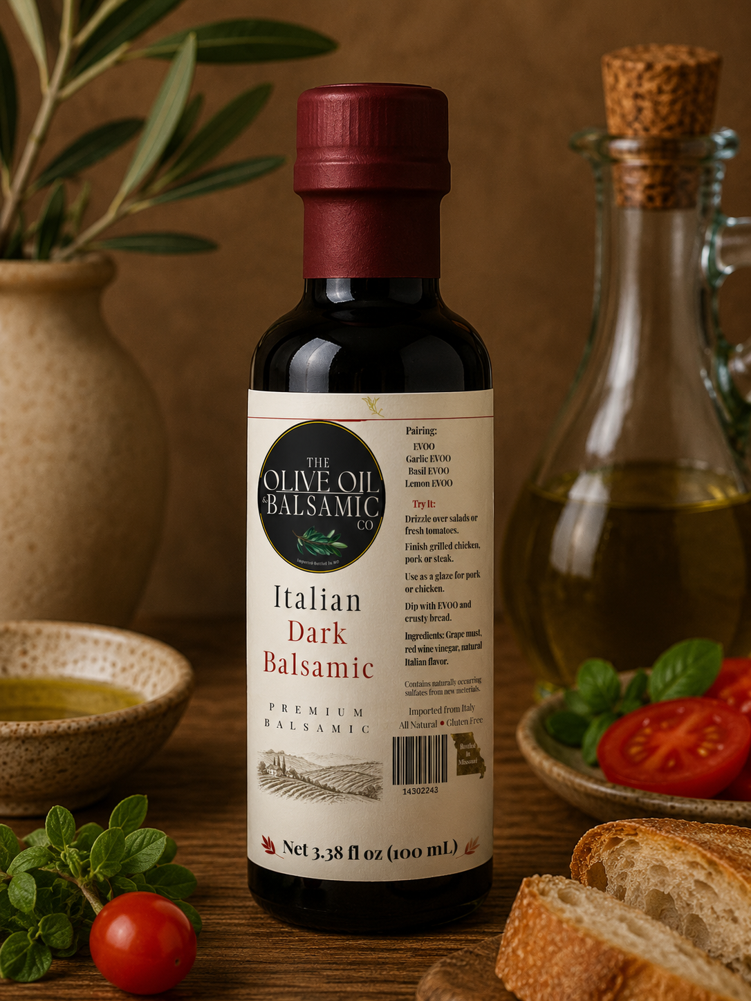 Italian Dark Balsamic 100 ml/ 3.38 oz