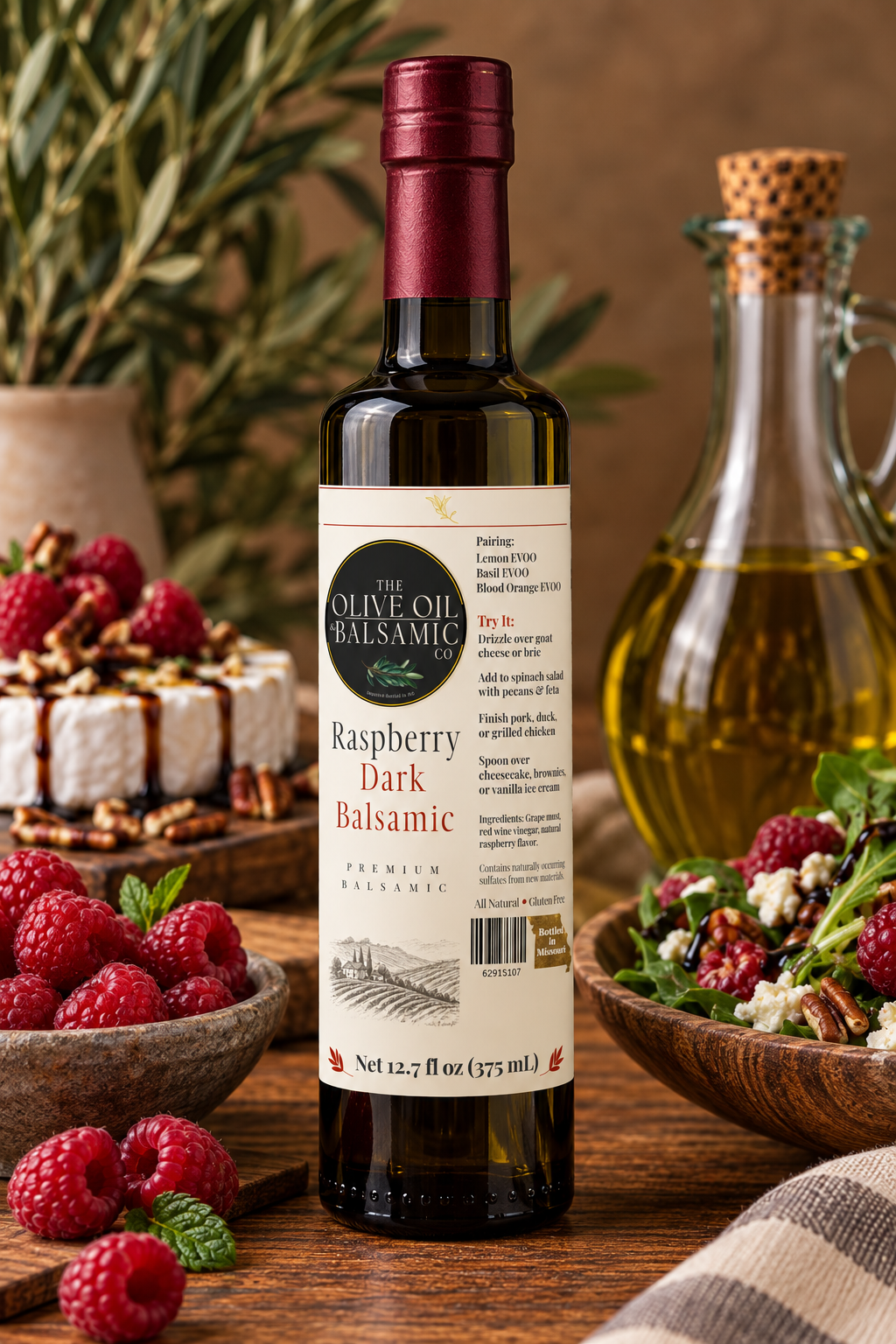Raspberry Dark Balsamic 375 ml/12.68 oz