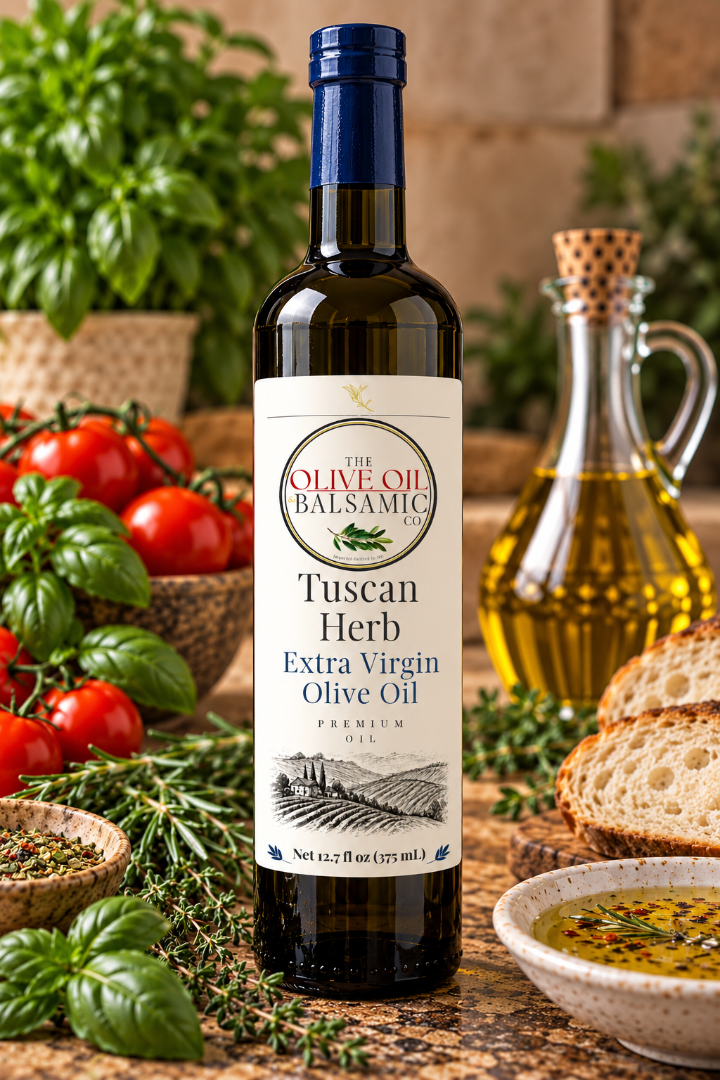 Tuscan Herb Extra Virgin Olive Oil 375 ml/12.68 oz