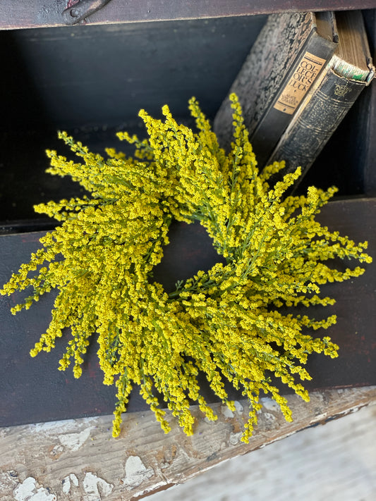 WHOLESALE Candle Ring in Yellow 10 Inch Diameter 3 Inch Center