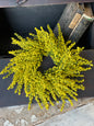 WHOLESALE Candle Ring in Yellow 10 Inch Diameter 3 Inch Center
