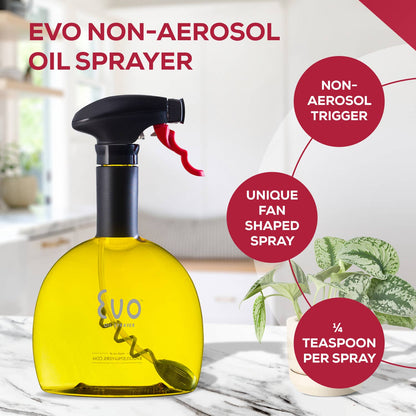 Evo Oil Sprayer Bottle, 24oz: Red