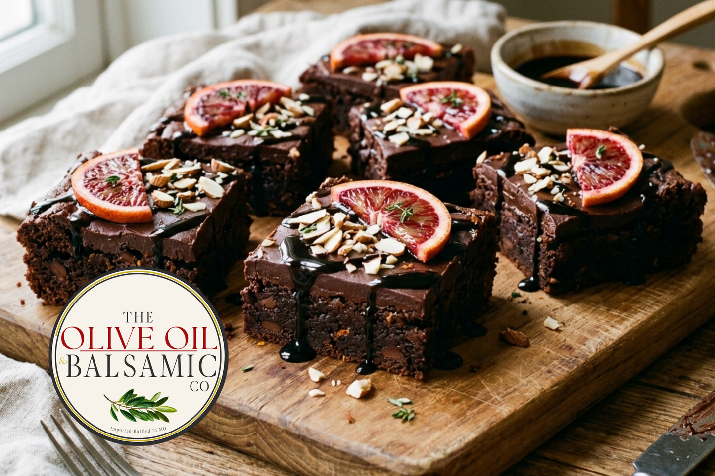 Recipe Card: Blood Orange Brownies