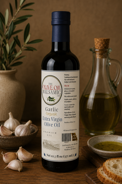 Garlic Extra Virgin Olive Oil 375 ml/12.68 oz